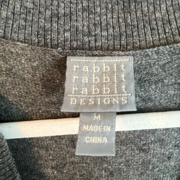 Rabbit Rabbit Rabbit Designs longline wool cardigan 90s witch vintage whimsigoth - Picture 2 of 6